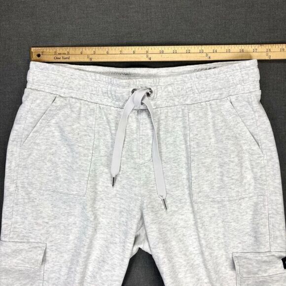 Calvin Klein Cargo Joggers Womens Size XL Grey Drawstring Streetwear Sweatpants - Picture 9 of 15